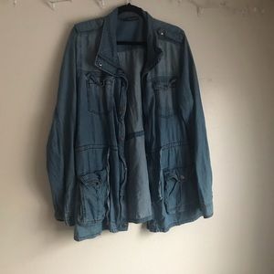 Denim Anorak Jacket
